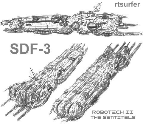 My latest sketches of the SDF-3