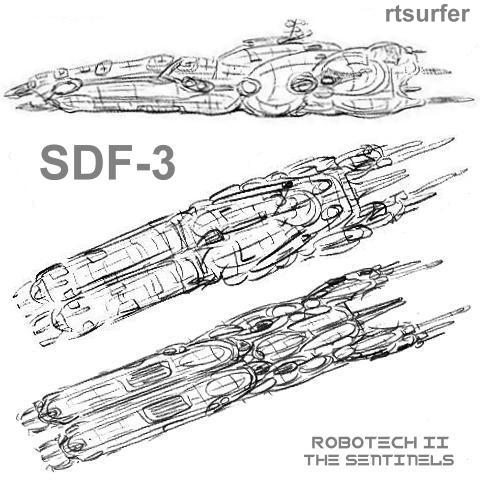 My latest sketches of the SDF-3