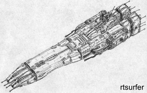 Speculative drawing of the SDF-2.